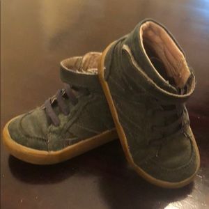 Old Soles high top navy sneaker toddler